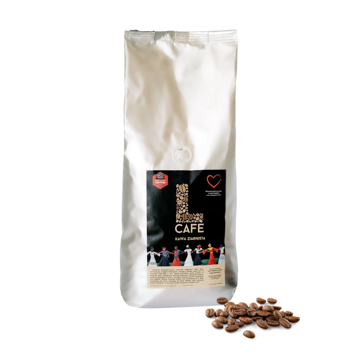 el Café - Natural Silver Robusta 100%, Kawa ziarnista 1kg