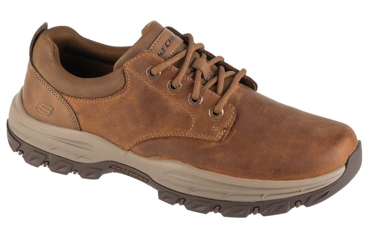 Skechers Knowlson - Leland 204920-DSRT, Męskie, półbuty, Brązowy