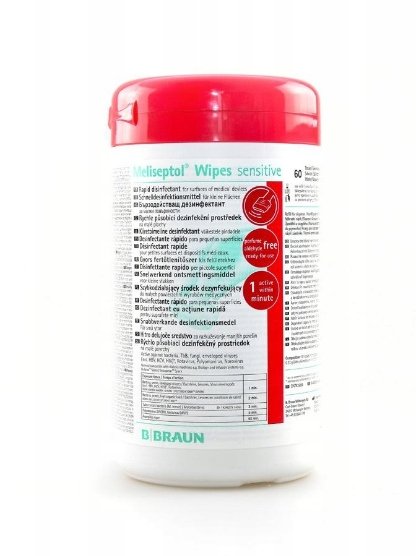 BBRAUNMeliseptol chusteczki sensitive dezynfekcja 60 sztuk tuba
