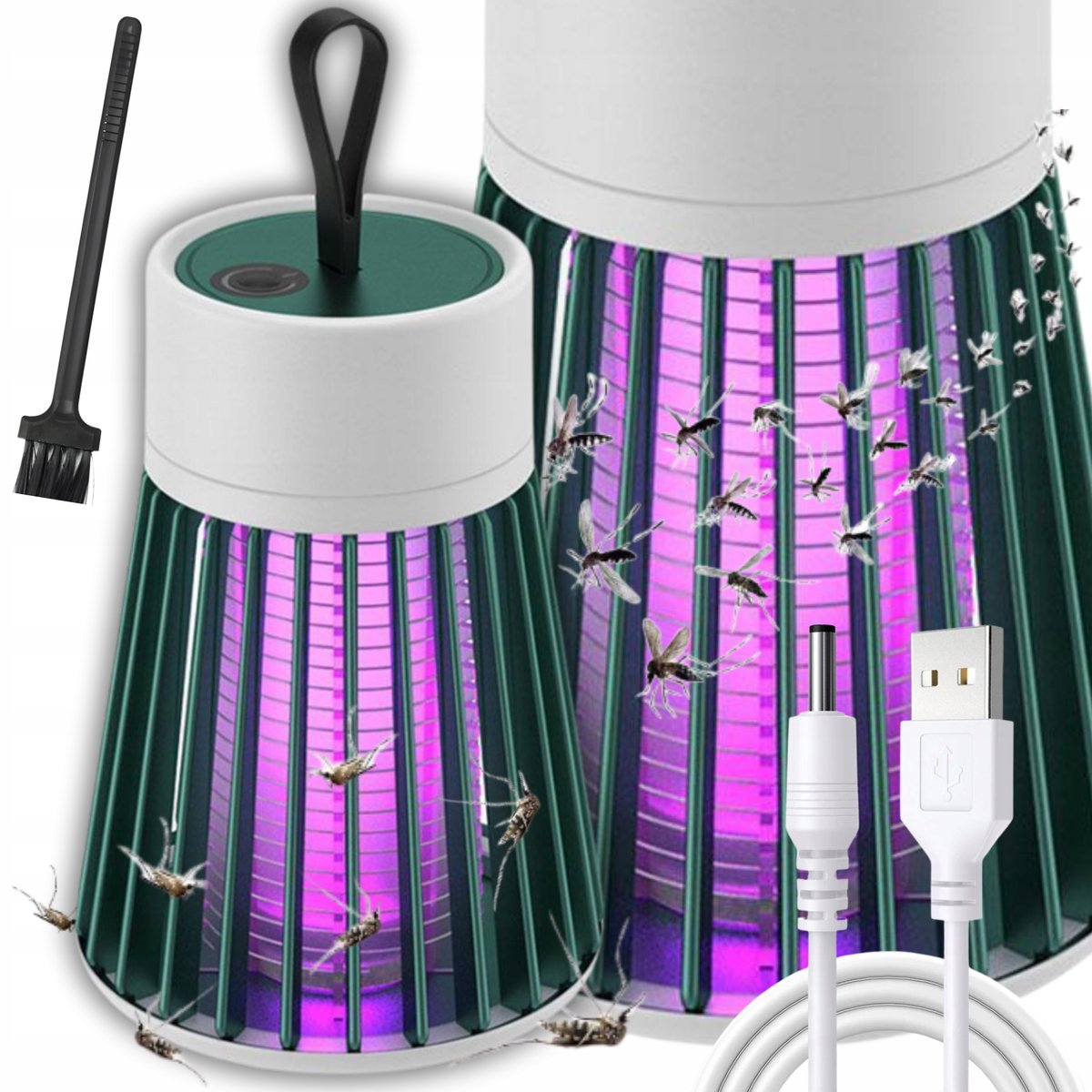 LAMPA OWADOBÓJCZA NA KOMARY MUCHY OWADY ELEKTRYCZNA PUŁAPKA SKUTECZNA UV