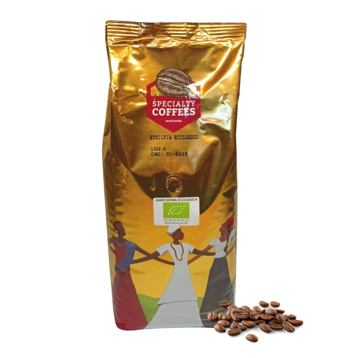 Café Etiopia Jimma organiczna kawa ziarnista 1kg