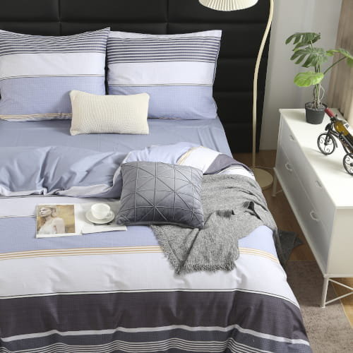 Pościel w Pasy Satyna Bawełniana 220x200 S002