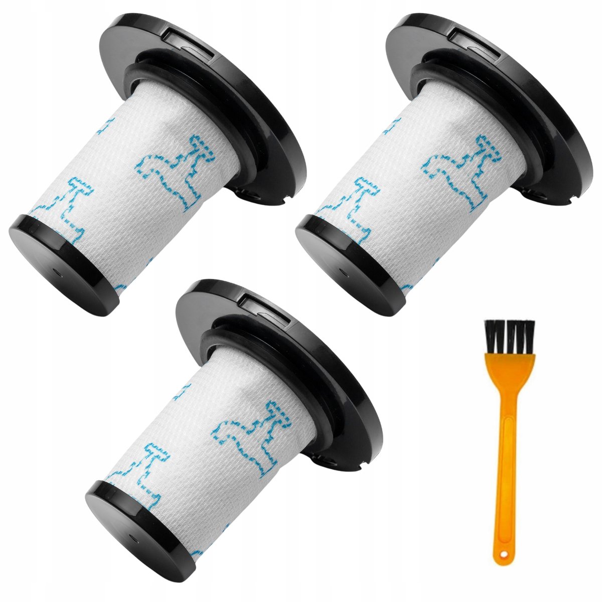FILTRY do TEFAL X-Force Flex 11.60 12.60 14.60 15.60 Rowenta X-Force - 3szt