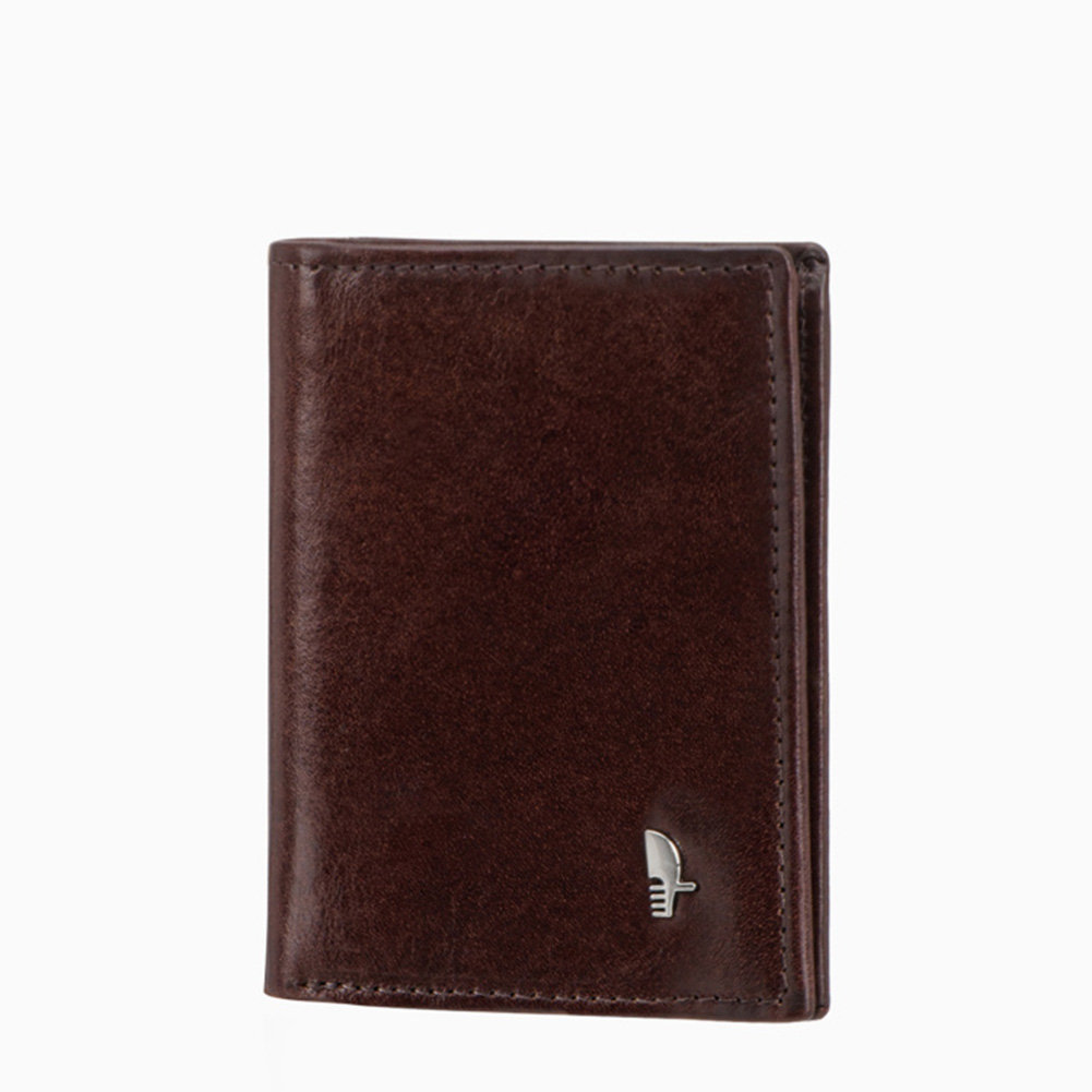 Portfel Męski Skórzany Brązowy PUCCINI Z Zamknięciem Na Magnes CR1810-2