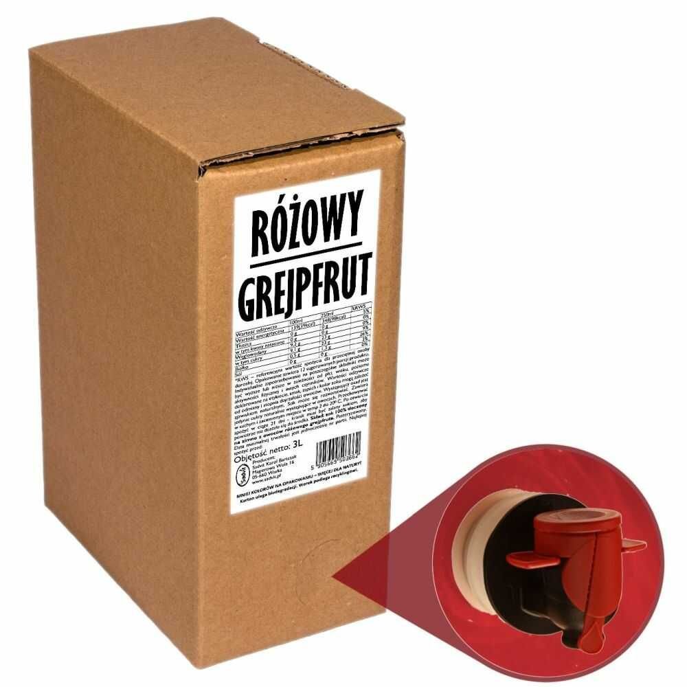 Sok Różowy Grejpfrut 3 l - Sadvit