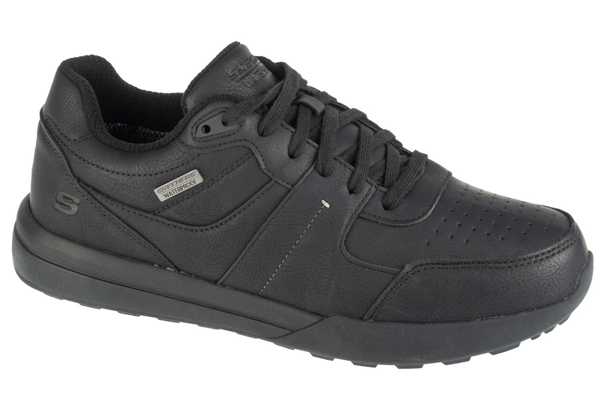Skechers Netson - Gander 205236-BBK, Męskie, półbuty, Czarne