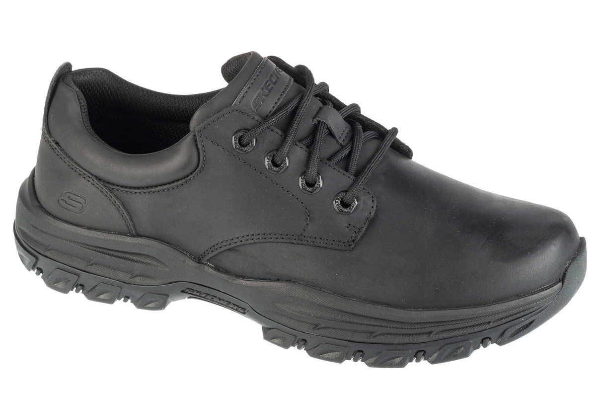 Skechers Knowlson - Leland 204920-BBK, Męskie, półbuty, Czarne