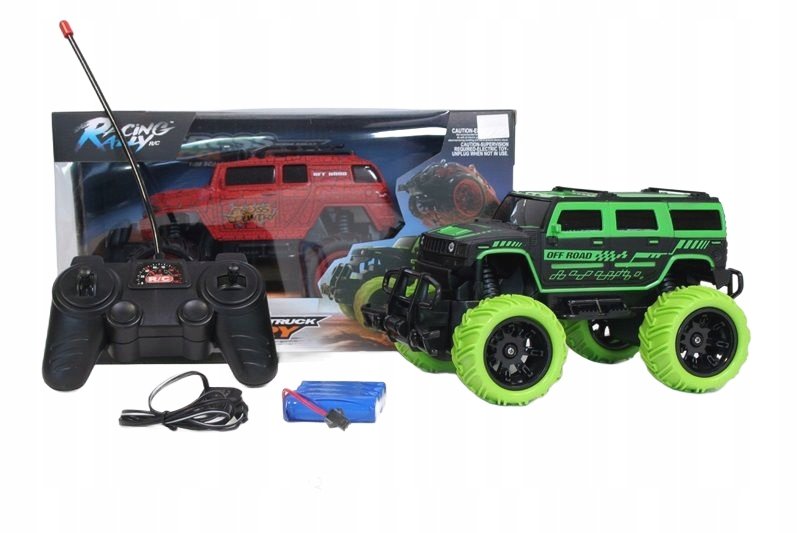 SAMOCHÓD TERENOWY ZDALNIE STEROWANY MONSTER TRUCK OFFROAD AUTO NA PILOTA RC