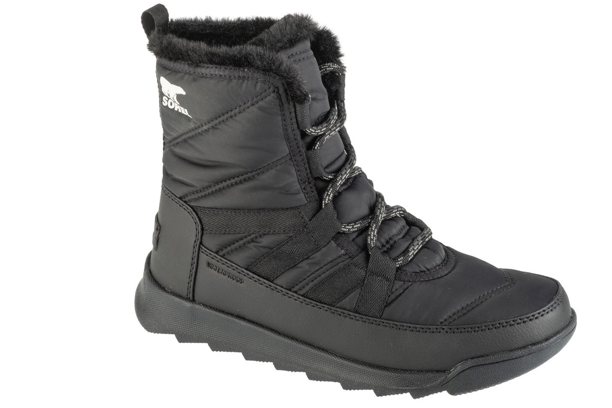 Sorel Whitney II Plus Lace WP 2088241010, Damskie, śniegowce, Czarne