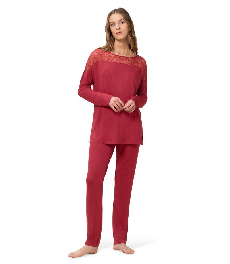 Piżama damska Amourette PK LSL 01 X-42