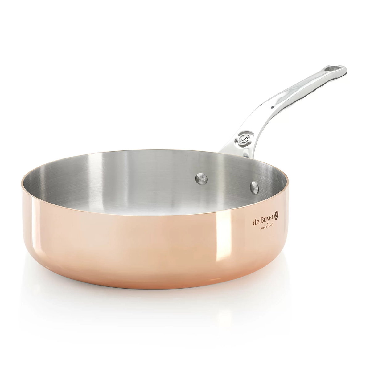 De Buyer Prima Matera Patelnia Miedziana Głęboka 24cm