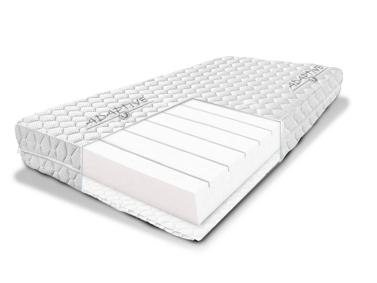 Materac Flex - Pianka Flexible HR, Tkanina adaptive - 120x60
