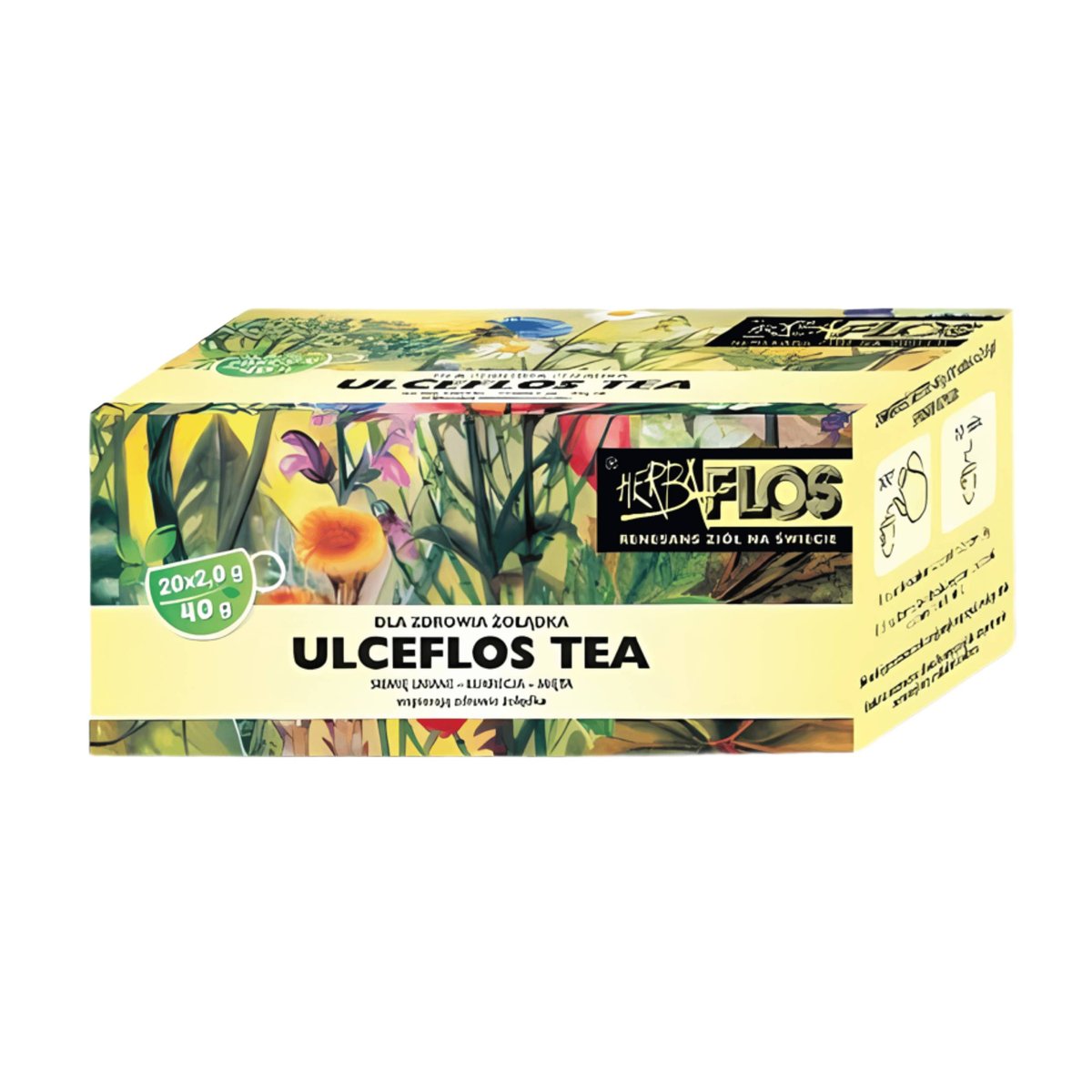 Ulceflos Tea Fix 32 Hb-Flos 20 Torebek W Opakowaniu Wspiera ��o����dek 40 G