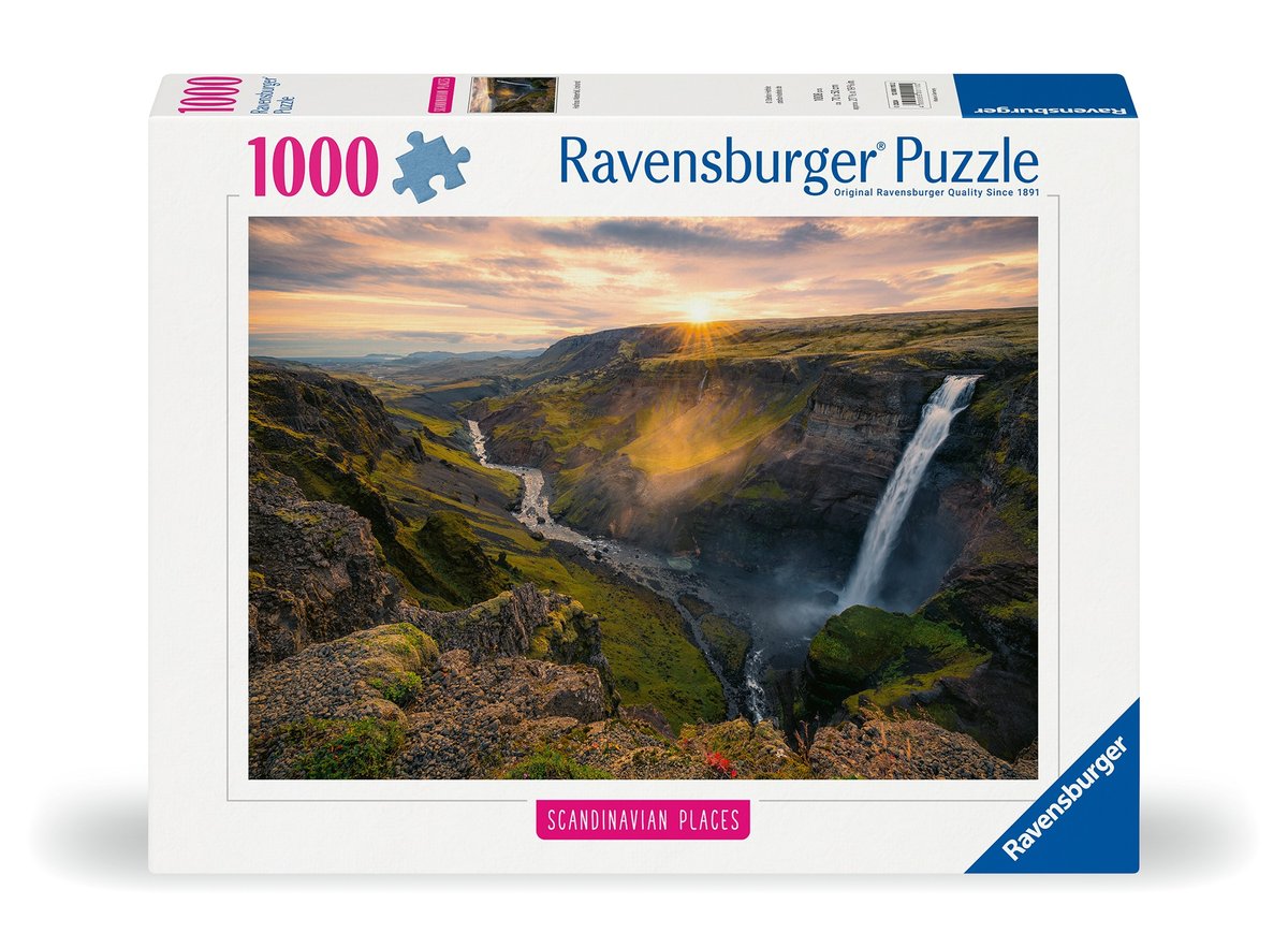 Puzzle 2D, Skandynawski krajobraz, 1000 elementów