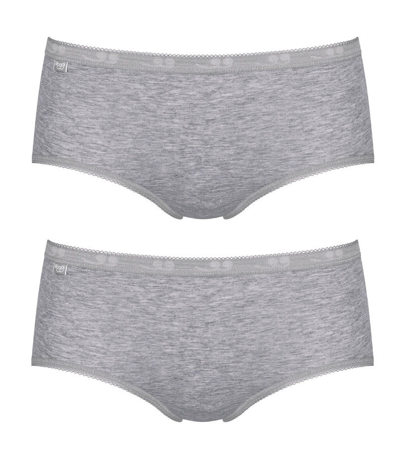 Sloggi, 2 x Majtki damskie sloggi Basic+ Midi 2P, rozmiar 36