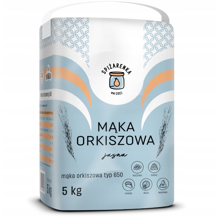 Spiżarenka, Mąka orkiszowa jasna, 5 kg