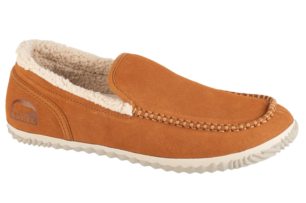 Sorel Dude Moc Slipper 1530671286, Męskie, kapcie, Brązowy