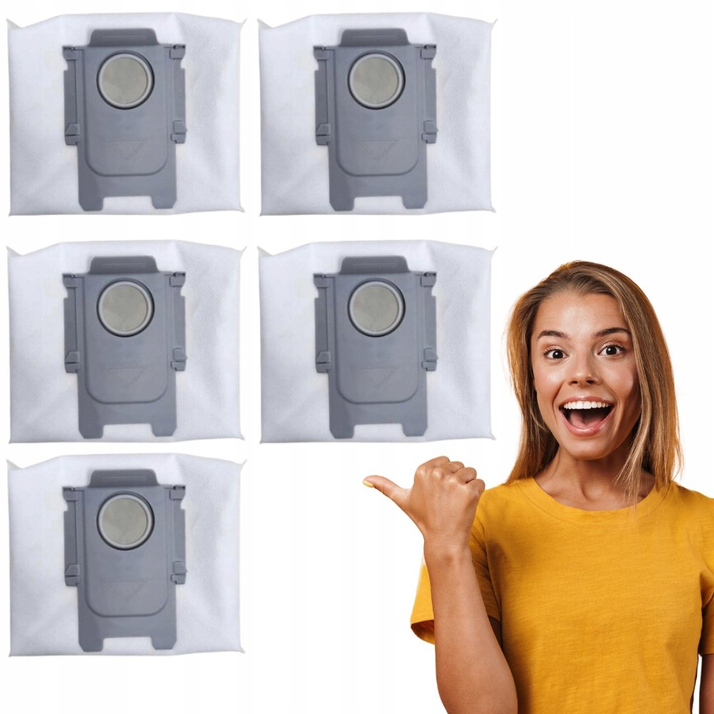 Worki do odkurzacza ROBOROCK S7 MaxV Ultra/Q7/Q7+/S8+/S8 Pro Ultra - 5 szt