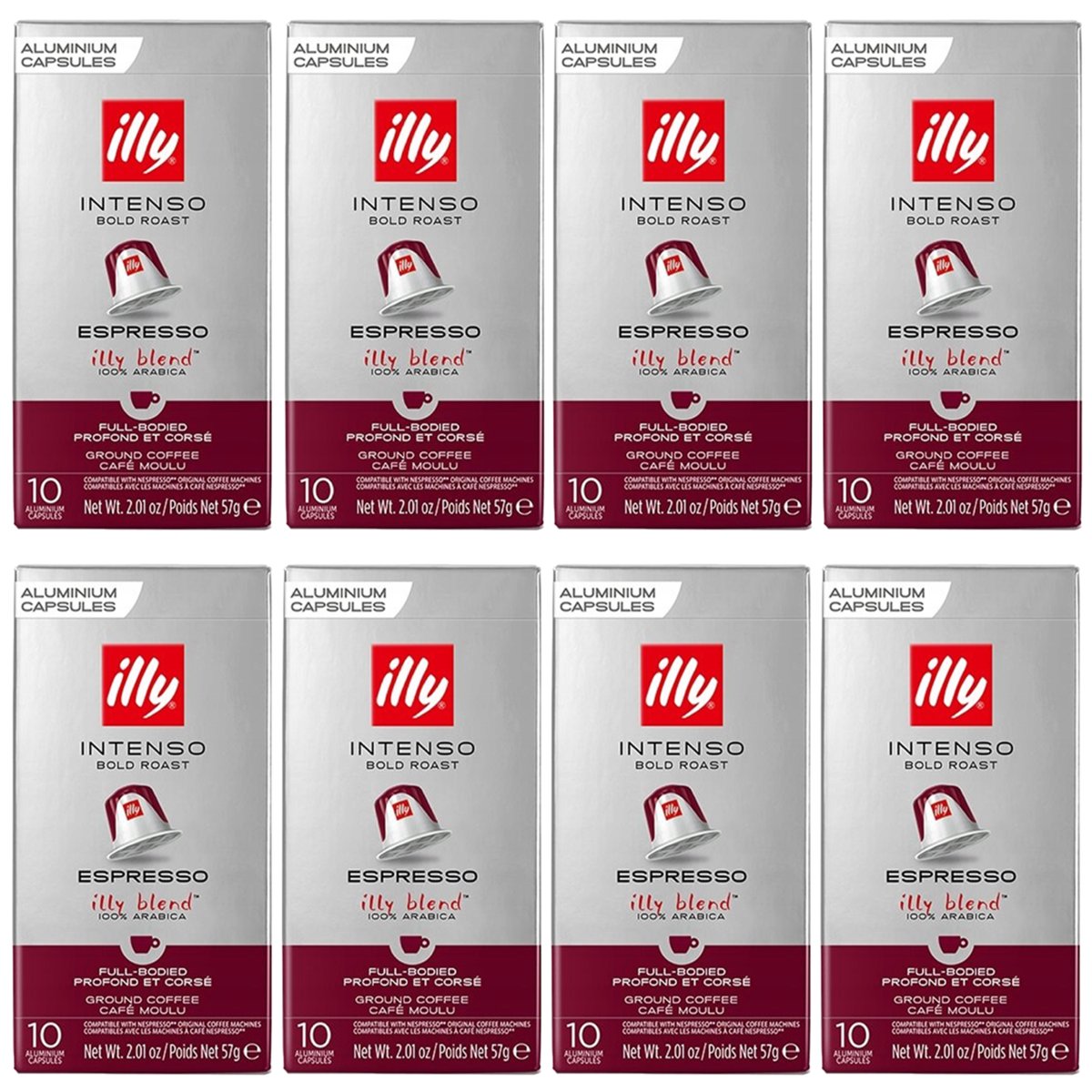 8x Kapsułki Illy Intenso 10szt.