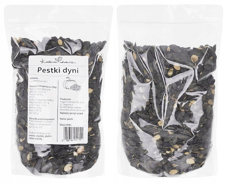 Pestki dyni Łuskane KUCHNIA ZDROWIA 1KG
