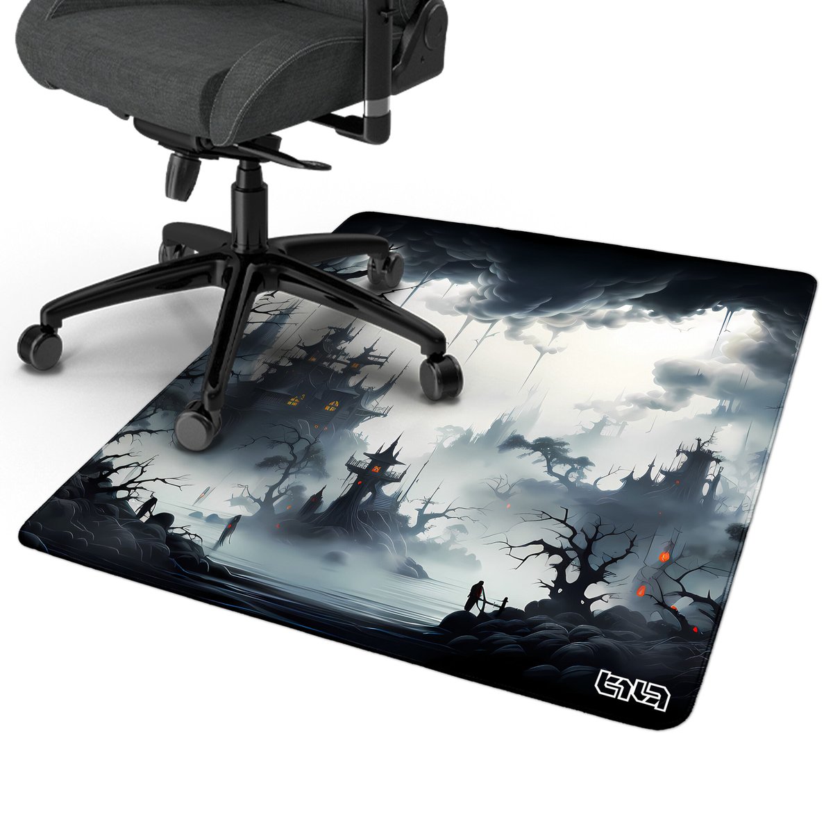 Mata pod Krzesło Ciemno i Ciemniej 100x100