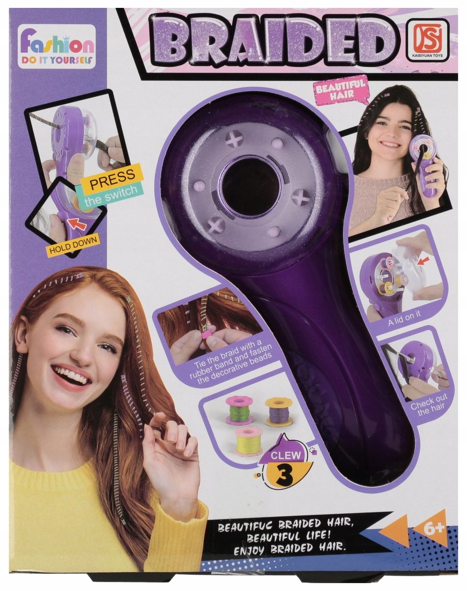 Zestaw Piękności Do Zaplatania Włosów Warkoczyki