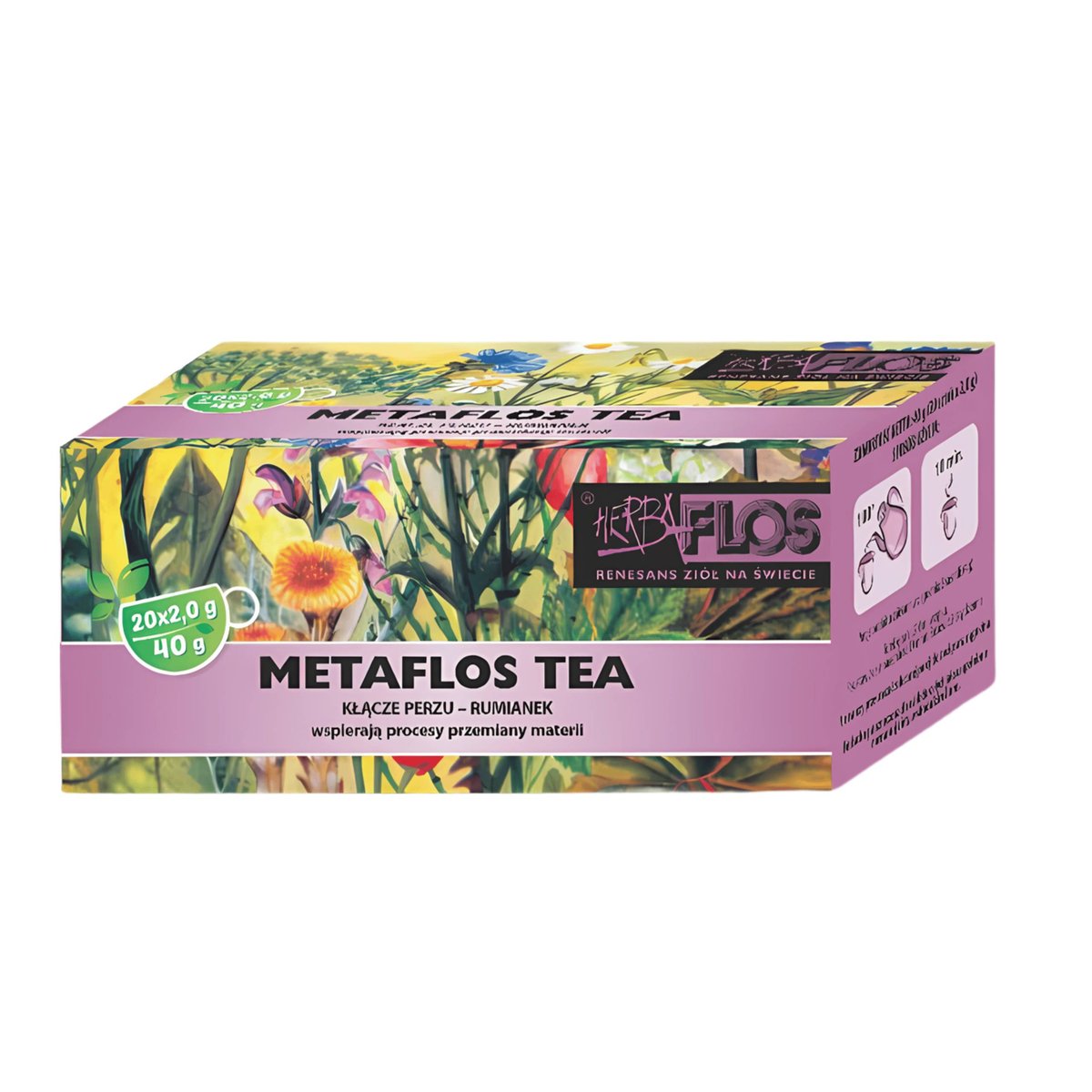 Herbatka Metaflos Tea Wspieranie Proces��w Przemiany Materii Hb Flos 40G