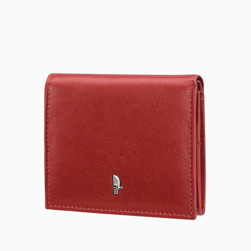 Portfel Damski Skórzany Mały RFID PUCCINI Czerwony Rome CR2312-3