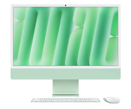 Apple iMac 24 M4/16GB/512/MacOS Retina 4,5K Zielony 10R GPU