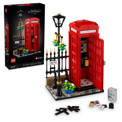 LEGO IDEAS 21347 Czerwona londyńska budka telefoniczna
