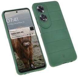 Bizon Pancerne etui Case Tur do Oppo A60 4G, ciemnozielone
