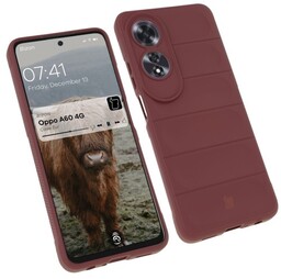 Bizon Pancerne etui Case Tur do Oppo A60 4G, ciemnofioletowe
