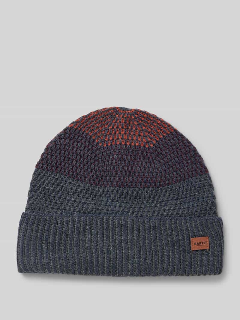 Czapka beanie z naszywką z logo model ‘MIGUEN’