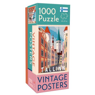 Puzzle Vintage Tallinn 1000 elementów - Tactic
