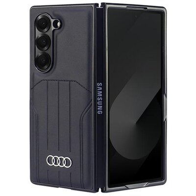 Audi Synthetic Leather MagSafe Z Fold6 F956 czarny/black hardcase AU-TPUPCMFold6-Q5/D1-BK
