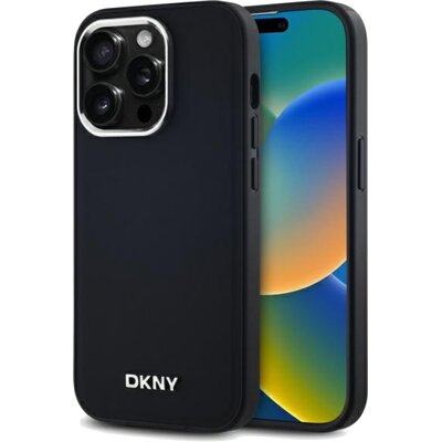 Etui DKNY Plain Logo MagSafe do Apple iPhone 14 Pro Czarny | Bezpłatny transport
