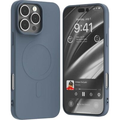 Etui MERCURY Semi-Silicone MagSafe do Apple iPhone 16 Pro Max Jasnonienieski