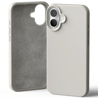 Etui MERCURY Silicone do Apple iPhone 16 Plus Szary