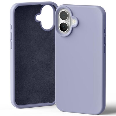 Etui MERCURY Silicone do Apple iPhone 16 Plus Lawendowy