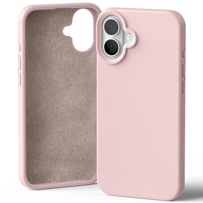Etui MERCURY Silicone do Apple iPhone 16 Plus Różowo-piaskowy
