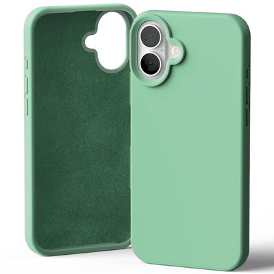 Etui MERCURY Silicone do Apple iPhone 16 Plus Zielony