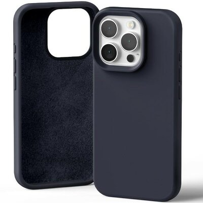 Etui MERCURY Silicone do Apple iPhone 16 Pro Granatowy