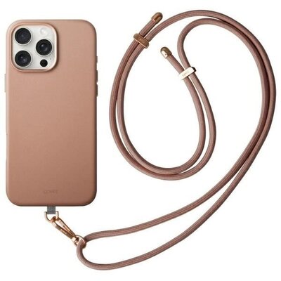 Etui UNIQ Coehl Magnetic Charging Muse do Apple iPhone 16 Pro Brązowy | Bezpłatny transport