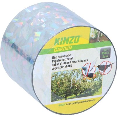 Kinzo - Taśma do ogrodu drzew odstraszająca ptaki dł. 45 m