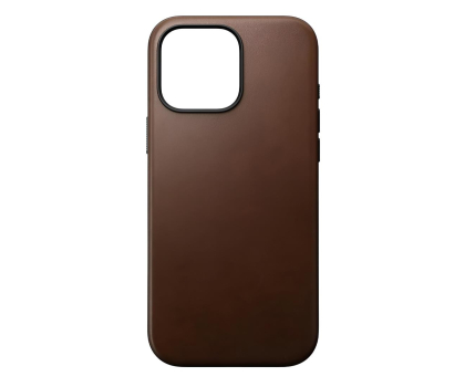 Nomad Modern Leather Case do iPhone 16 Pro brown