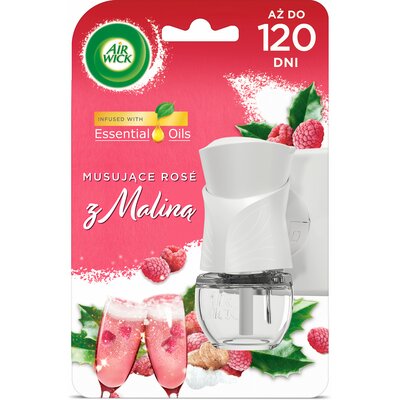 Elektryczny odświeżacz powietrza AIR WICK Musujące Rosé z maliną 19 ml