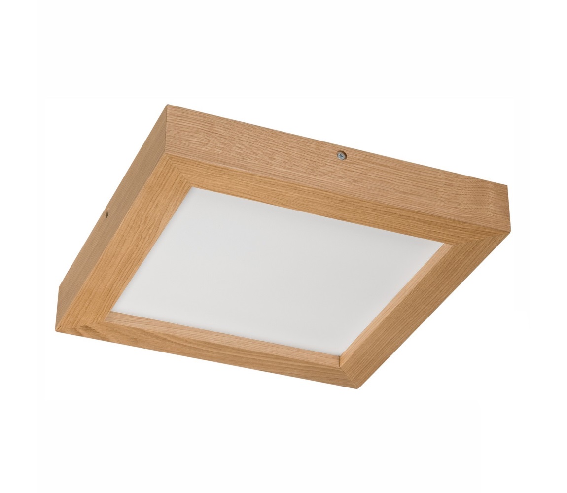 Brilagi-Ściemnialne oświetlenie LED WOODY FRAME LED/24W/230V dąb 30x30 cm IP44 + pilot