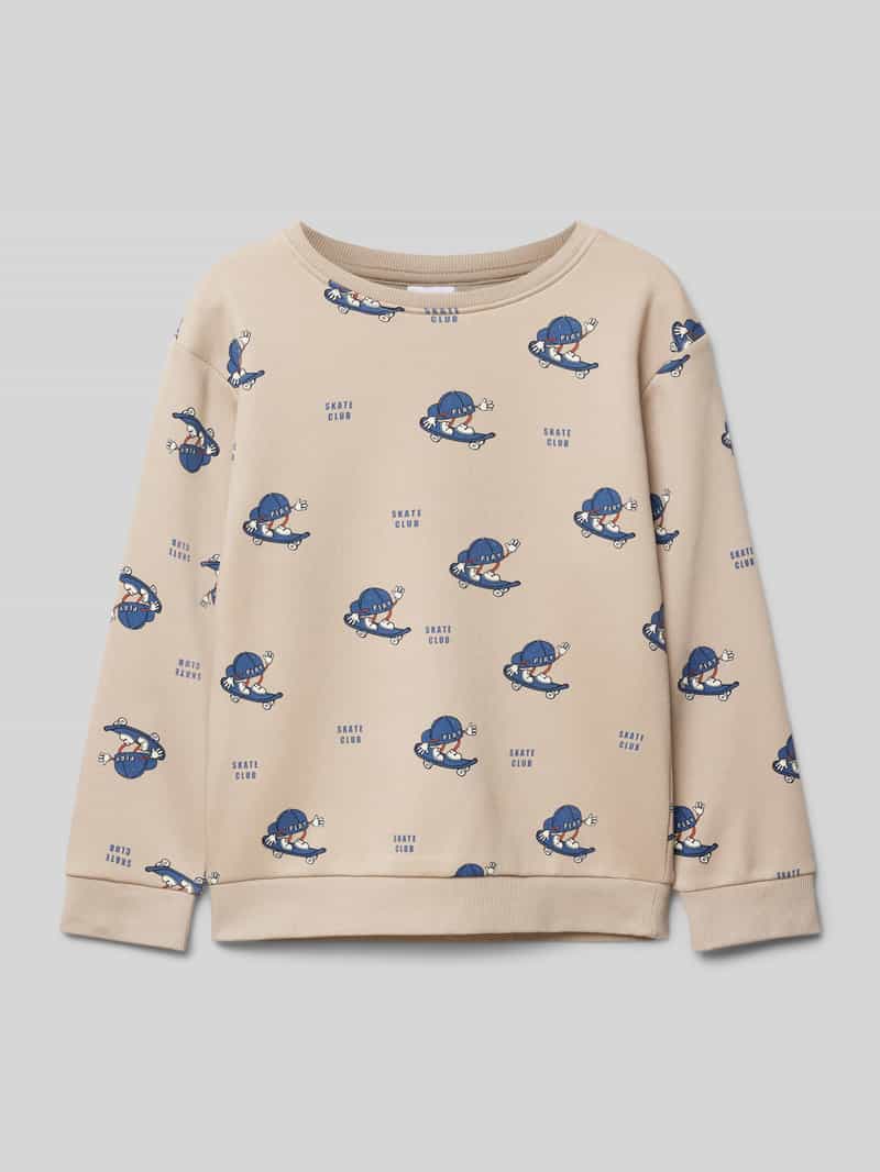 Bluza z okrągłym dekoltem model ‘MOTTO’