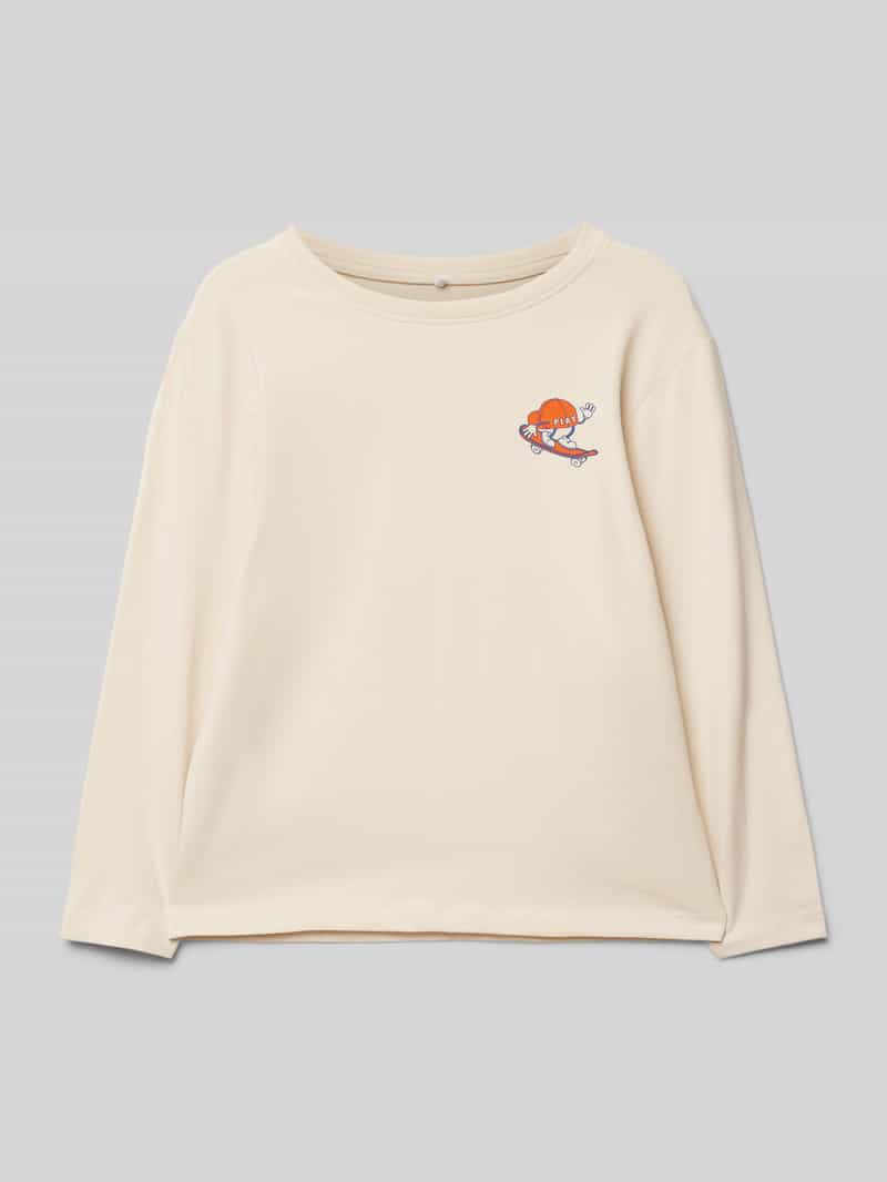 Bluzka z długim rękawem i nadrukowanym motywem model ‘MOTIS’