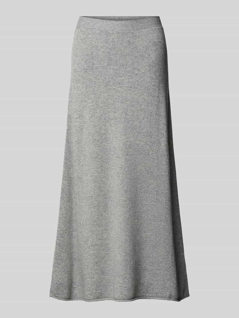 Spódnica z dzianiny o długości do kolan z elastycznym pasem